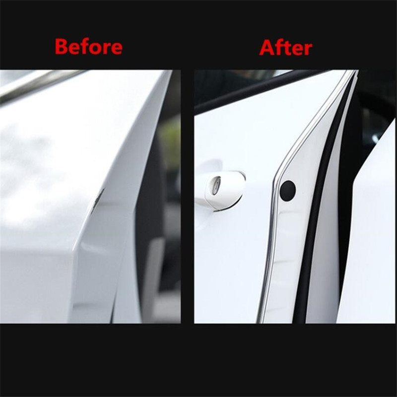 Car Door Edge Scratch Protector DIY Silver Moulding Trim Strips