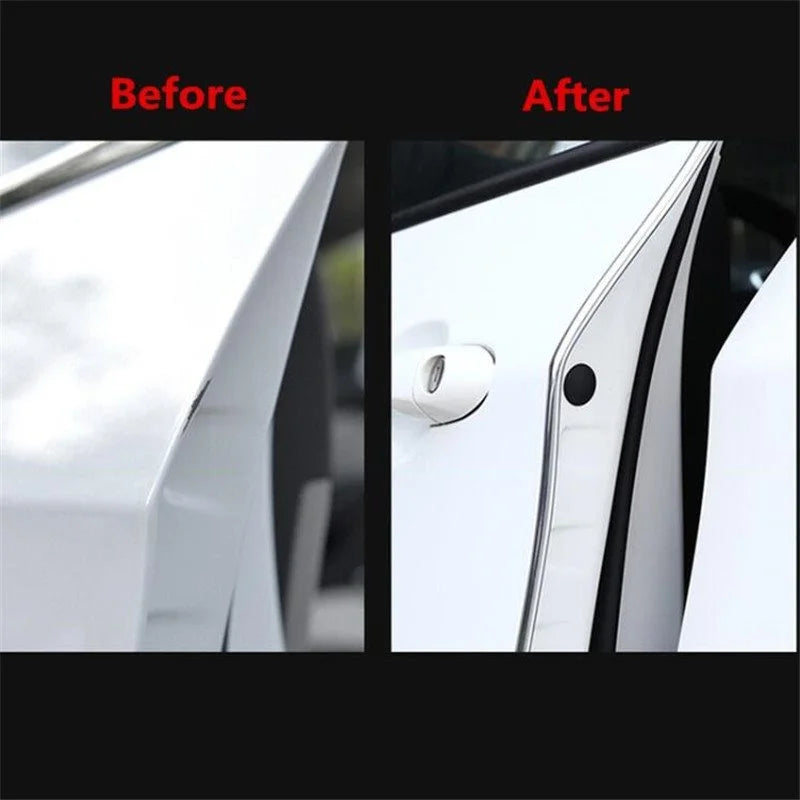 Car Door Edge Scratch Protector DIY Silver Moulding Trim Strips